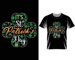 es el vector de diseño de camiseta del día de san patricio