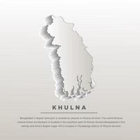 Khulna isometric map with blend vector