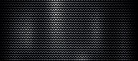 Panoramic dark carbon fiber texture with highlights - Vector