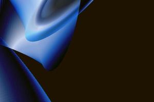 Abstract background blue light colorful wave futuristic design organic flow photo