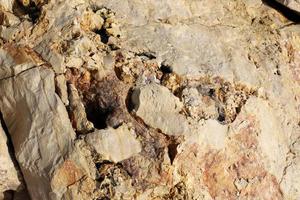 Texture of stones and rocks. Abstract stone background. photo