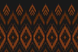 Abstract ethnic ikat art. Seamless pattern in tribal. Aztec geometric ornament print. vector