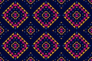 Fabric Aztec pattern background. Geometric ethnic oriental seamless pattern traditional. Mexican style. vector