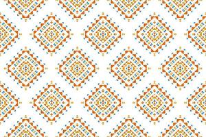 Ethnic Aztec pattern art. Geometric seamless pattern in tribal, folk embroidery, and Mexican style. vector