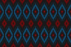 Beautiful ethnic tribal pattern art. Ethnic ikat seamless pattern. American and Mexican style. vector