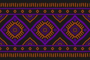 Carpet tribal pattern art. Geometric ethnic seamless pattern traditional. American, Mexican style. vector