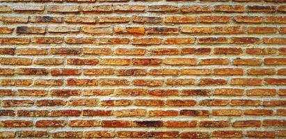 Brown or red brick wall for background. Line pattern and grunge, rough wallpaper. Building and Construction. Loft exterior design photo