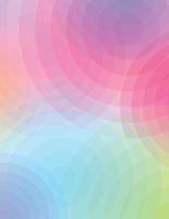 Abstract Circles of Color and Transparency vector