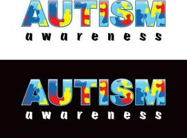 ilustración de conciencia de autismo vector