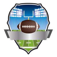 American Football Badge Illustration vector