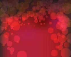 Abstract Bokeh Red Lights Background Illustration vector