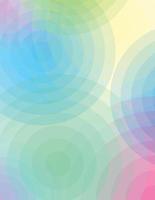 Abstract Circles of Color and Transparency Background Illustration vector