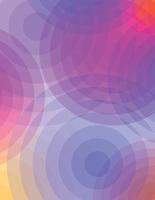 Abstract Pink and Blue Circles of Color and Transparency Background Illustration vector