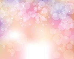 Abstract Feminine Bokeh of Lights Background Illustration vector