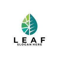 Leaf logo icon vector isolated