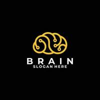 brain idea logo icon vector isolated