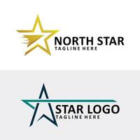 diseño de vector de icono de conjunto de logotipo de estrella