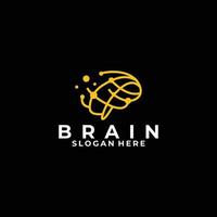 brain idea logo icon vector isolated