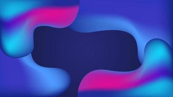 Wavy Mash Gradient Liquid Background Design vector