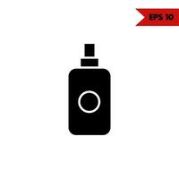 illustration of skincare glyph icon vector