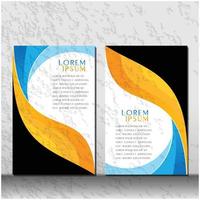 Abstract book cover design, brochure report design. vector