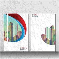 Abstract book cover design, brochure report design. vector