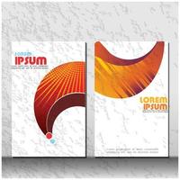 Abstract book cover design, brochure report design. vector