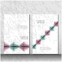 Abstract book cover design, brochure report design. vector