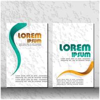 Abstract book cover design, brochure report design. vector