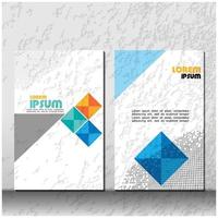 Abstract book cover design, brochure report design. vector