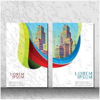 Abstract book cover design, brochure report design. vector