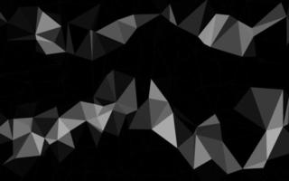 plata oscura, vector gris brillante plantilla triangular.