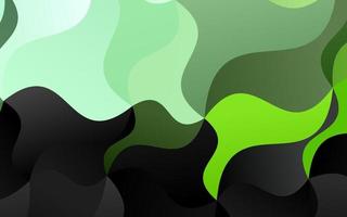 Light Green vector background with abstract lines.