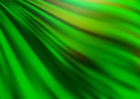 Light Green vector background with bent lines.