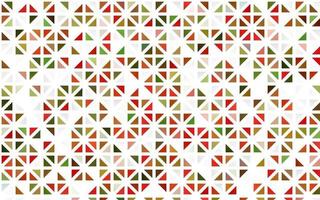 Light Green, Red vector seamless backdrop with lines, triangles.