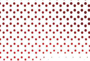 Light red vector cover with spots.