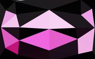 Light Pink vector abstract polygonal texture.