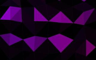 Dark Purple vector abstract polygonal texture.