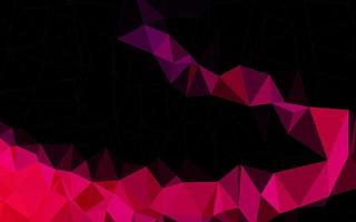 Light Purple, Pink vector shining triangular template.