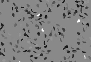 Light Silver, Gray vector pattern with chaotic shapes.