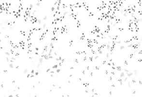 Light silver, gray vector pattern with chaotic shapes.