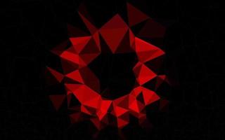 Light Red vector polygonal background.