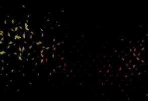 Dark Yellow, Orange vector sketch backdrop.