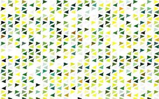 Light Green, Yellow vector template with crystals, triangles.