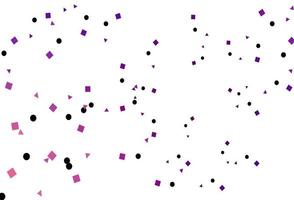 Light Purple vector backdrop with lines, circles, rhombus.