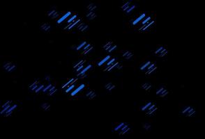 patrón de vector azul oscuro con líneas estrechas.