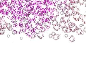 Light Purple, Pink vector texture with disks.