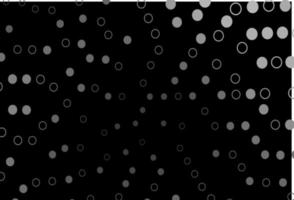 Dark Silver, Gray vector template with circles.