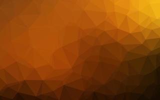 Dark Yellow, Orange vector abstract mosaic background.