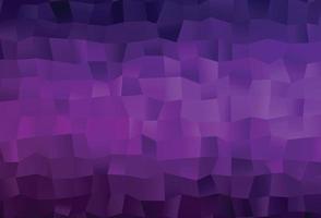 Dark Purple vector polygonal background.